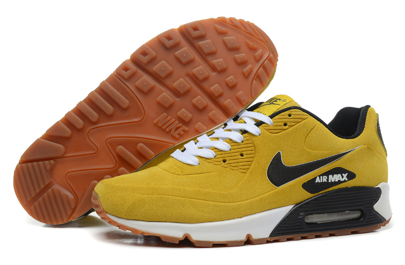 Nike Air Max Shoes Womens Earthy Yellow/Black Online